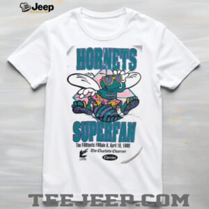 1990 Charlotte Hornets x Charlotte Observer Superfan Fantastic Fanale Vintage NBA Shirt