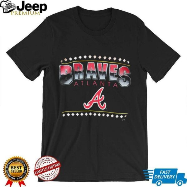 1993 Atlanta Braves Vintage Navy Blue MLB Shirt