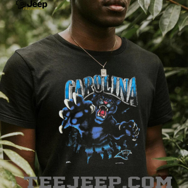 1993 Carolina Panthers Vintage Faded Black Nutmeg Mills Breakthrough NFL Shirt