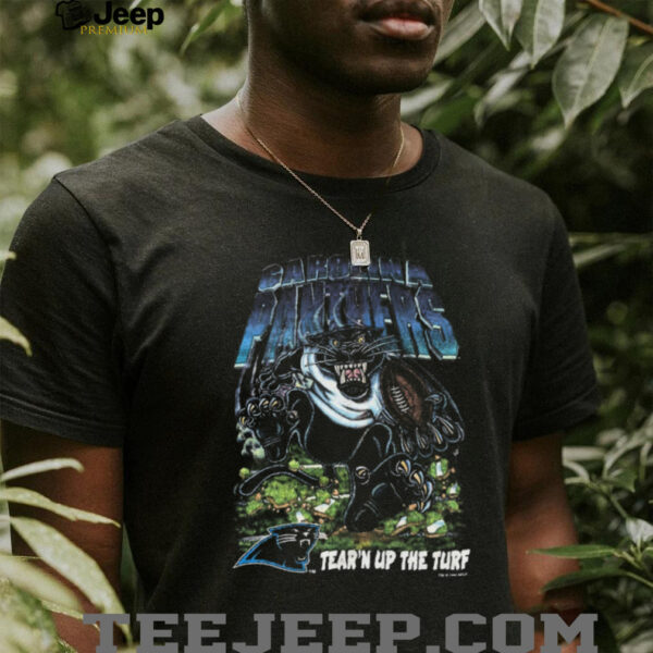 1993 Carolina Panthers Vintage “Tear’n Up The Turf” Salem Sportswear Cartoon Panther NFL Shirt