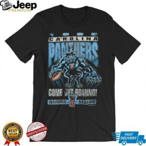 1995 Carolina Panthers Vintage Faded Black Inaugural Season Come Out...