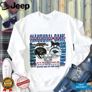 1995 Carolina Panthers vs. Jacksonville Jaguars Vintage Heather Grey Logo...