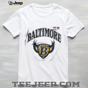1996 Baltimore Ravens Inaugural Season B Shield Defunct Logo Vintage Heather Grey Logo 7 NFL