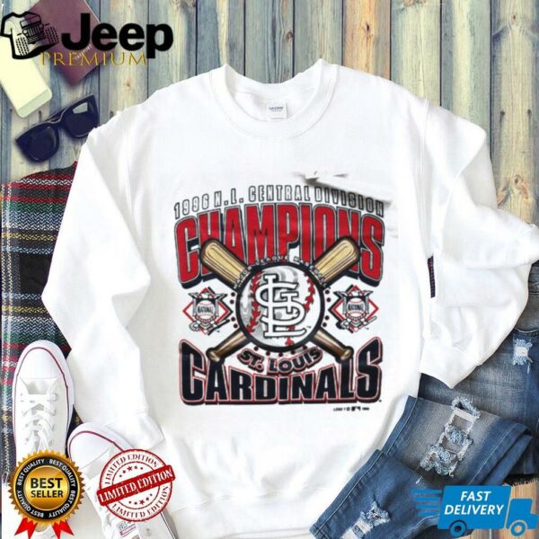 1996 St. Louis Cardinals NL Central Division Champions Vintage MLB Shirt