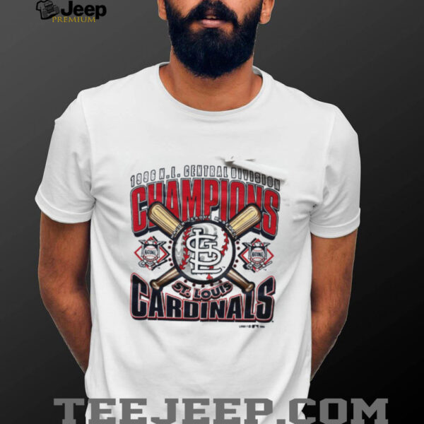 1996 St. Louis Cardinals NL Central Division Champions Vintage MLB Shirt