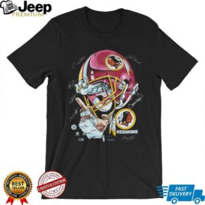 1996 Washington Redskins Vintage Black Realistic Helmet NFL Shirt