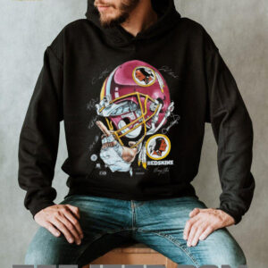 1996 Washington Redskins Vintage Black Realistic Helmet NFL Shirt
