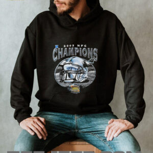 2003 Carolina Panthers NFC Champions Super Bowl XXXVIII Vintage NFL Helmet Shirt