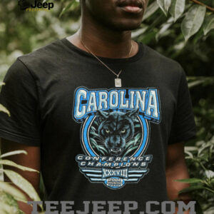 2004 Carolina Panthers Vintage NFC Conference Champions Realistic Cat Face NFL Shirt