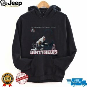 2007 Houston Oilers Bruce Matthews Pro Football Hall of Fame Vintage Reebok NFL Shirt