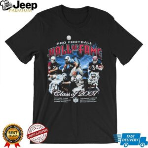 2007 Pro Football Hall of Fame Navy Blue Vintage Reebok NFL Shirt