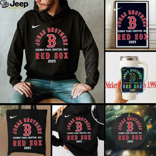 2025 Boston Red Sox x Jonas Brothers Fenway Park 2 sided t shirt