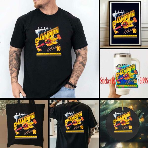 2025 NTT Indycar Series Champion Alex Palou shirt