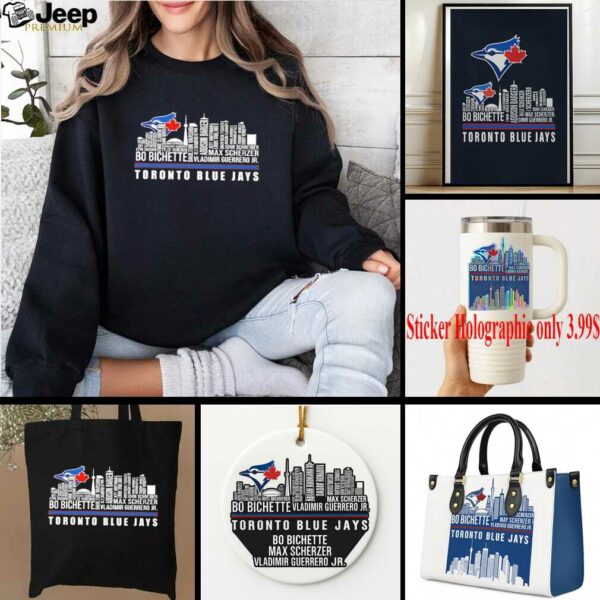 2025 Toronto Blue Jays all names city thank you for the memories skyline shirt