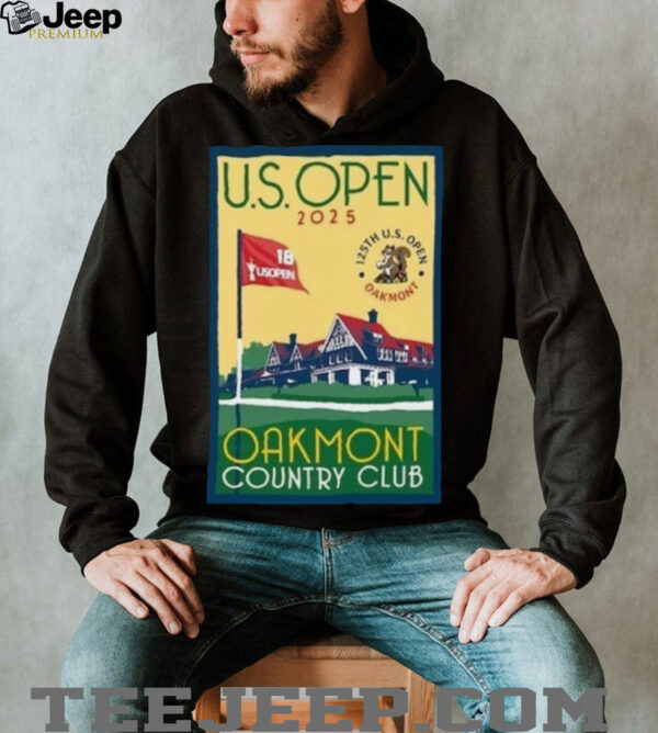 2025 US Openn Oakmont golf poster design usga pga new shirt