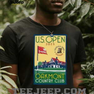 2025 US Openn Oakmont golf poster design usga pga new shirt
