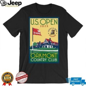 2025 US Openn Oakmont golf poster design usga pga new shirt
