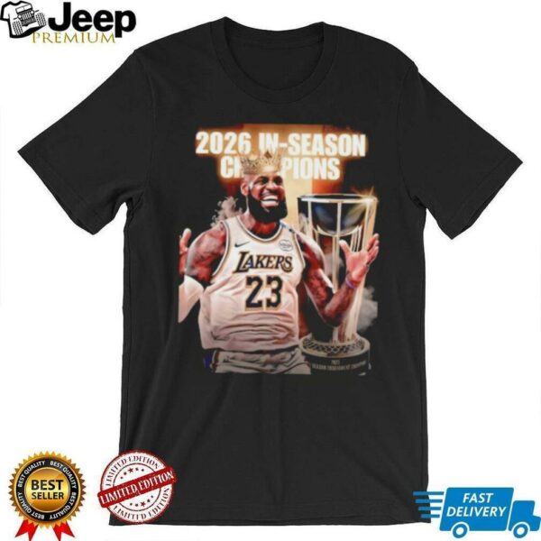 2026 In Seanson Champions NBA CUP Los Angeles Lakers LeBron James shirt