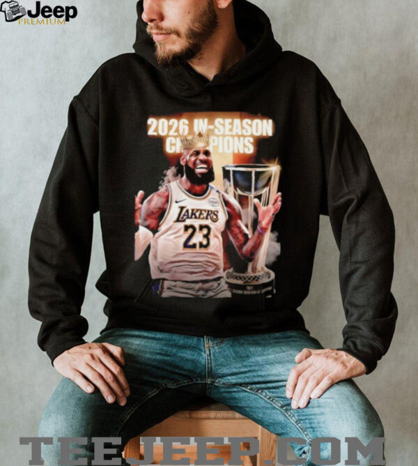 2026 In Seanson Champions NBA CUP Los Angeles Lakers LeBron James shirt