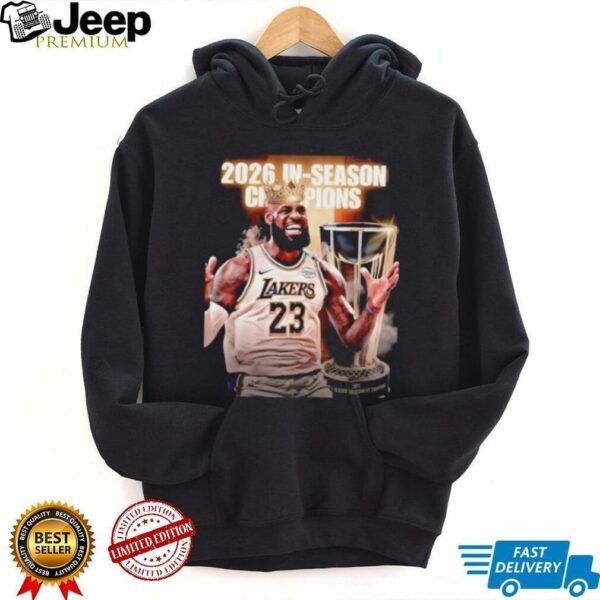 2026 In Seanson Champions NBA CUP Los Angeles Lakers LeBron James shirt