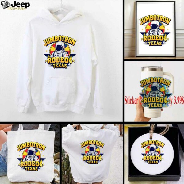 Funny Space Cowboy Jumbotron Rodeo Texas Astronaut Design shirt