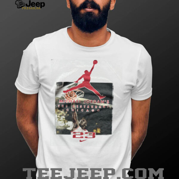 90’s Nike Michael Jordan’s Restaurant Vintage Heather Grey NBA Shirt