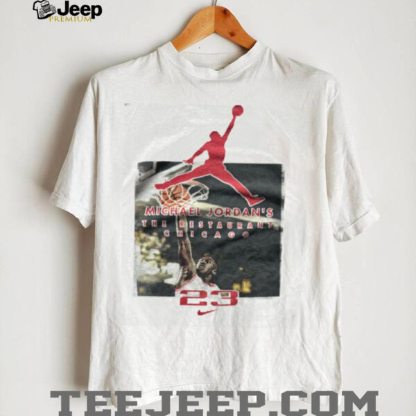 90’s Nike Michael Jordan’s Restaurant Vintage Heather Grey NBA Shirt