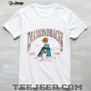 995 Arizona Diamondbacks Inaugural Season Vintage Purple Lee Sport Puff Print MLB Shirt