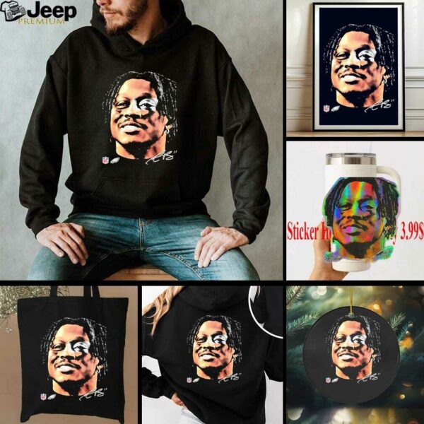 A.J. Brown Philadelphia Eagles Big Head Signature shirt