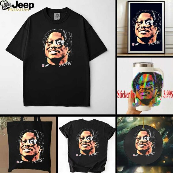 A.J. Brown Philadelphia Eagles Big Head Signature shirt