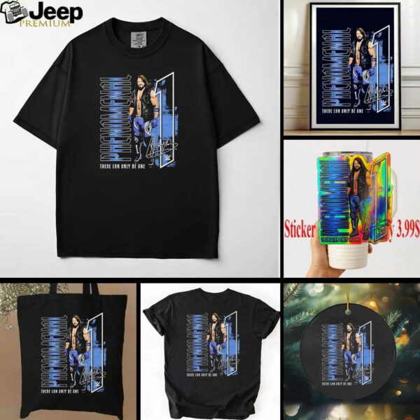 A.J. Styles Phenomenal there can only be one signature shirt