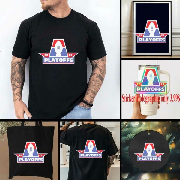 AF1 2025 Playoffs logo shirt