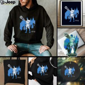 Aaron Judge all rise New York Yankees baseball city skyline...