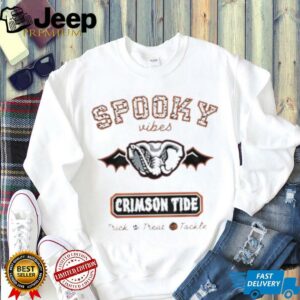 Alabama Crimson Tide Spooky Vibes Trick Treat Tackle Halloween 2025...