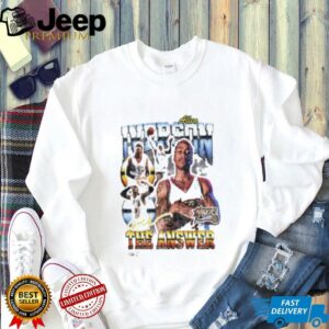 Allen Iverson Philadelphia 76ers NBA signature retro shirt