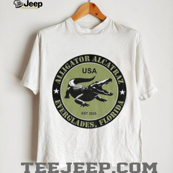 Alligator Alcatraz Everglades Est 2025 Commemorative political shirt