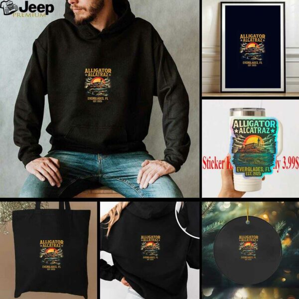 Alligator Alcatraz Everglades est 2025 graphic shirt