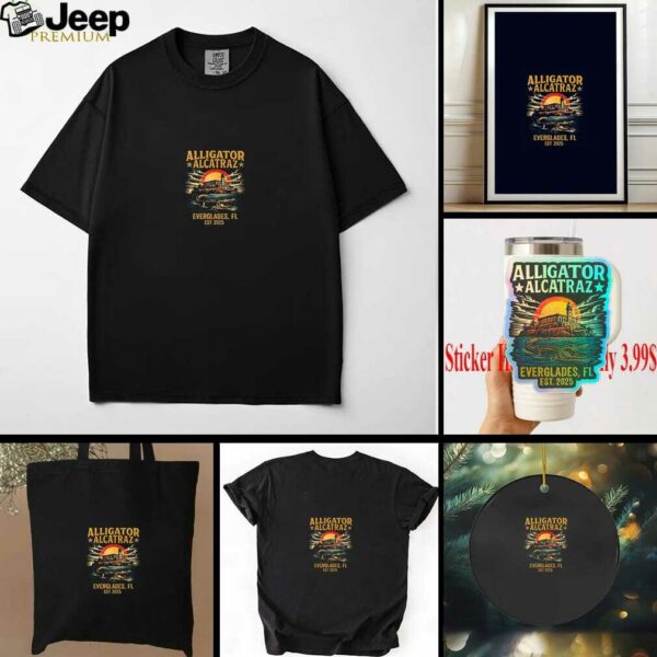 Alligator Alcatraz Everglades est 2025 graphic shirt