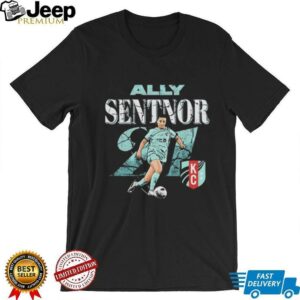 Ally Sentnor 21 Kansas City Current cracked number shirt