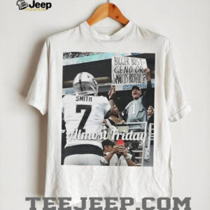 Almost Friday Geno Middle Fingers Las Vegas Raiders shirt