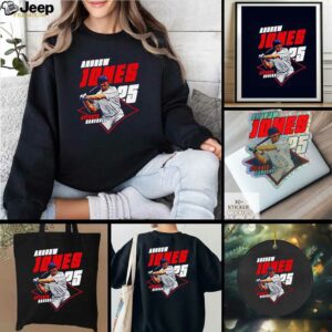 Andruw Jones Atlanta Braves baseball player diamond shirt