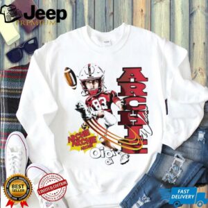 Archie Wilson Nebraska Cornhuskers football player caricature shirt