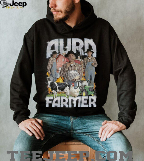 Aura farmer rap energy graphic shirt