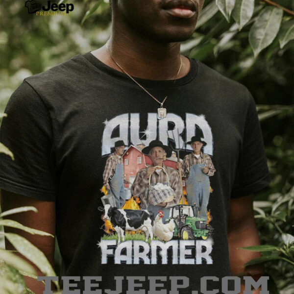 Aura farmer rap energy graphic shirt