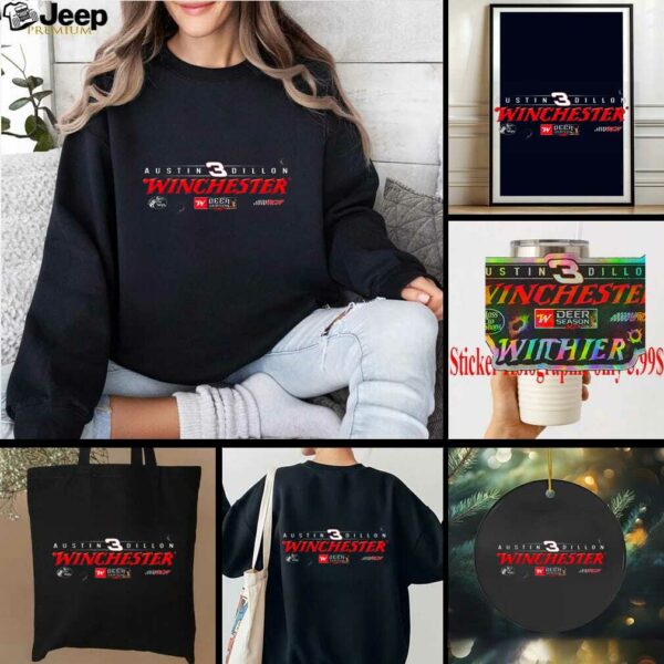 Austin Dillon Richard Childress Racing Team Collection Black Winchester Deer Season Car T Shirt