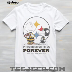 Awesome Pittsburgh Steelers Charlie Brown Snoopy Steelers Forever Not Just When We Win T Shirt