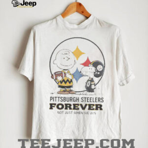 Awesome Pittsburgh Steelers Charlie Brown Snoopy Steelers Forever Not Just When We Win T Shirt