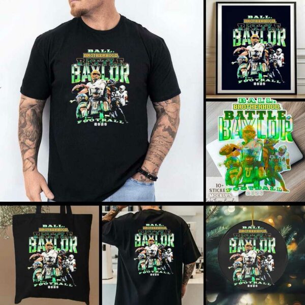 Ball brotherhood battle Baylor Bears NFL 2025 graphic shirt
