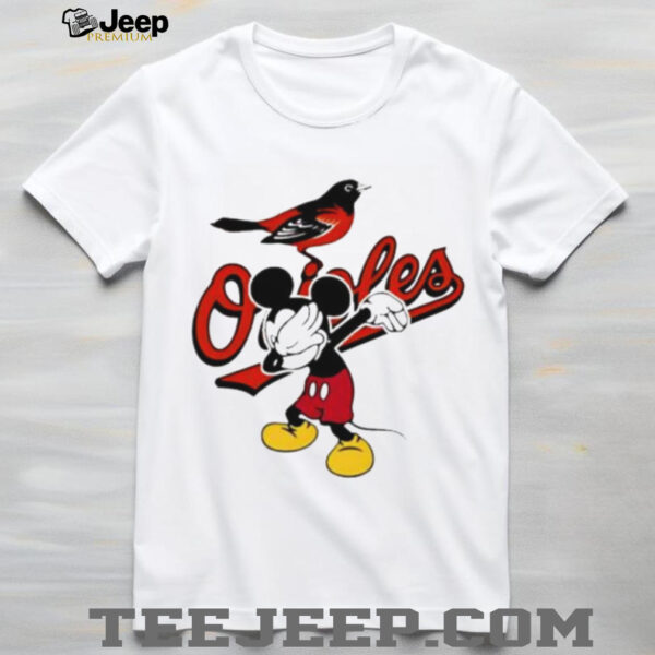 Baltimore Orioles Baseball Dabbing Mickey Disney Shirt