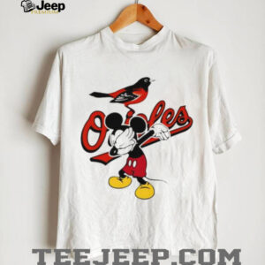 Baltimore Orioles Baseball Dabbing Mickey Disney Shirt